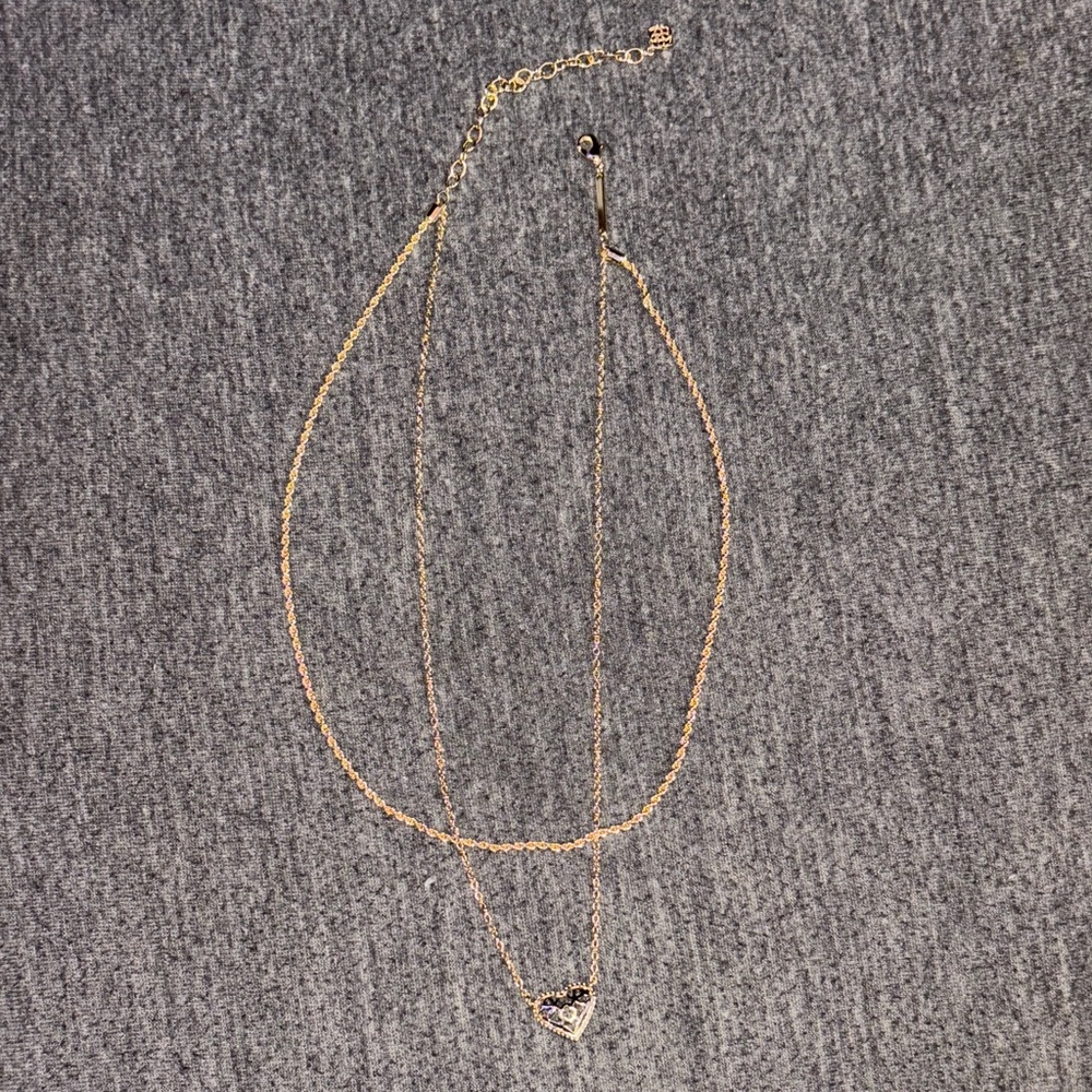 Elegant Gold Heart Pendant Necklace